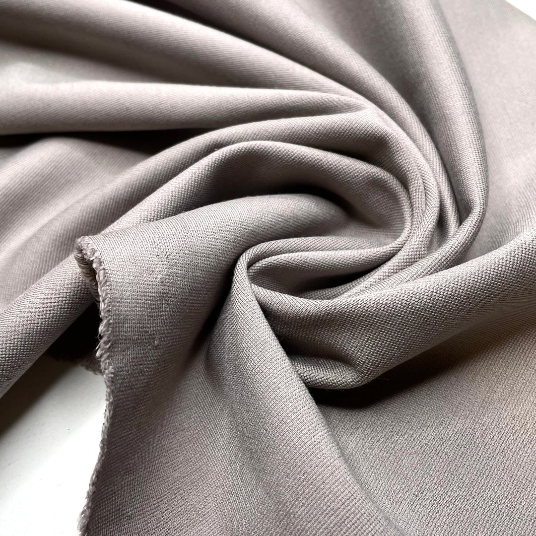 Oyster - Ponte Cotton Blend Knit - Light Grey - 2M Bundle