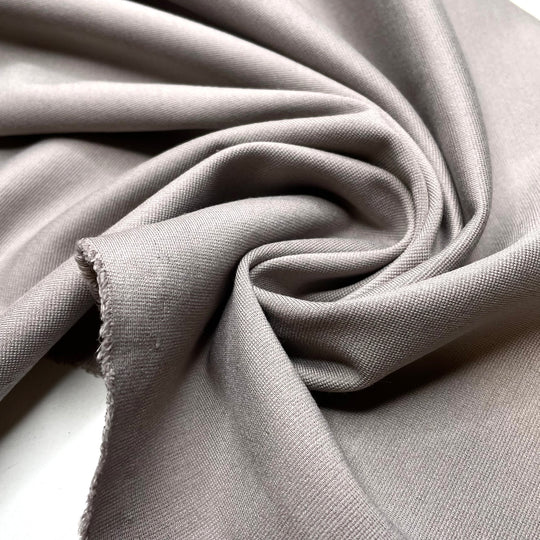 Oyster - Ponte Cotton Blend Knit - Light Grey - 2M Bundle