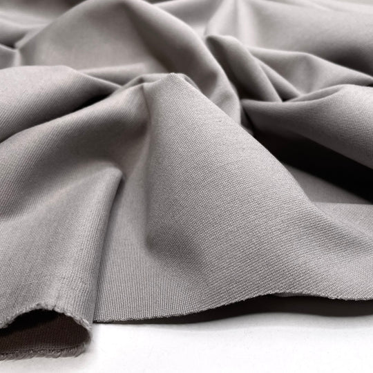 Oyster - Ponte Cotton Blend Knit - Light Grey - 2M Bundle