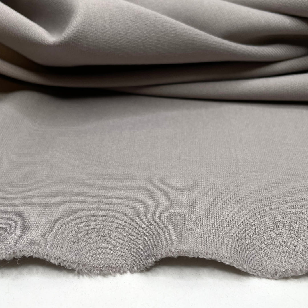 Oyster - Ponte Cotton Blend Knit - Light Grey - 2M Bundle