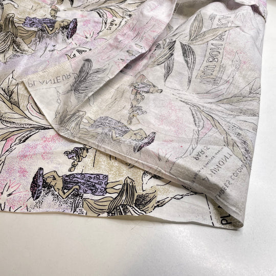 Time To Harvest - Cotton Woven - White Multi Graphic - 3M Bundle