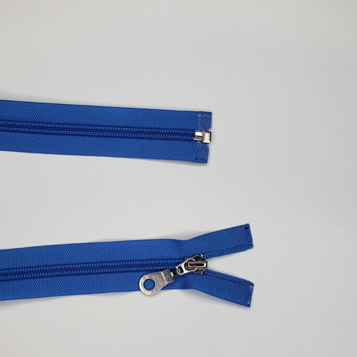 Coil Zipper - Azure Blue - FABCYCLE Deadstock and Sustainble Fabrics and Sewing Supplies (4396280152177)