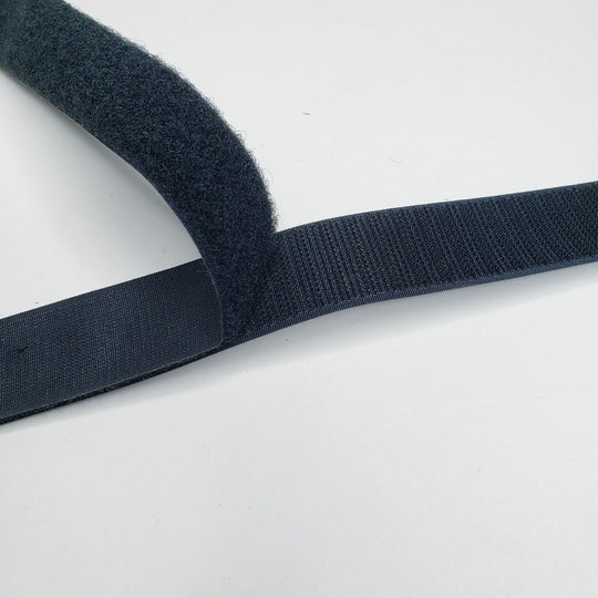 1" Sew On Velcro - Black - 2.2M Bundle - FABCYCLE Deadstock and Sustainble Fabrics and Sewing Supplies (4635027341425)
