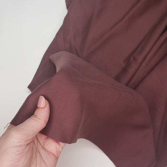 Drinking Face - Tencel Woven - Mauve - 0.8M Bundle - FABCYCLE Deadstock and Sustainble Fabrics and Sewing Supplies (4671177261169)