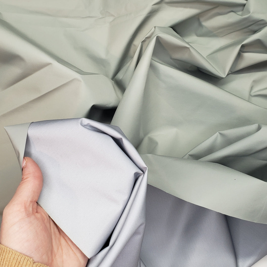 Irish Spring Mist - Poly/Nylon Woven - Grey - 3M Bundle - FABCYCLE Deadstock and Sustainble Fabrics and Sewing Supplies (6535861076081)