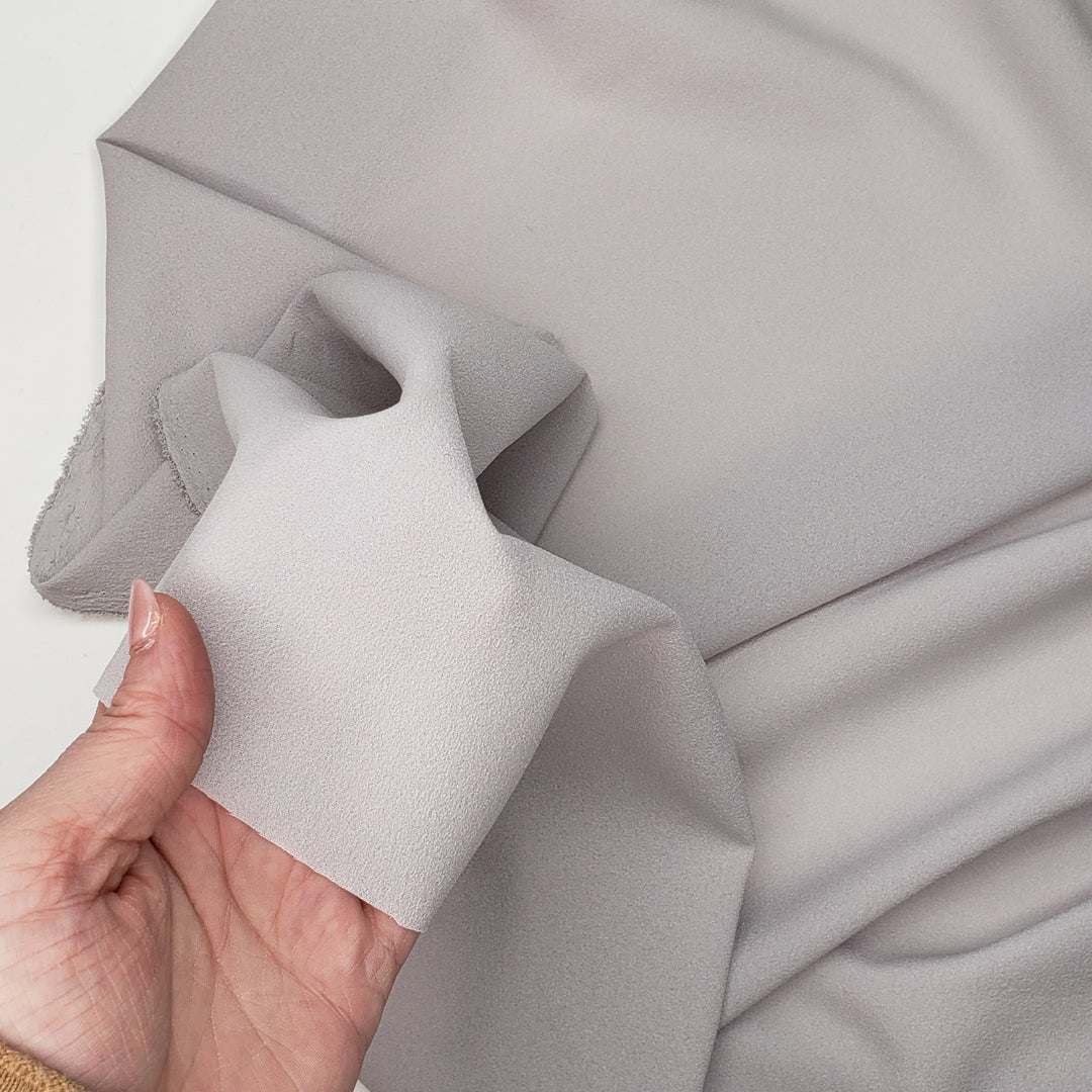 Care Bear Cloud Castle - Poly/Spandex Woven - Grey - 2.5M - FABCYCLE Deadstock and Sustainble Fabrics and Sewing Supplies (6537587916913)