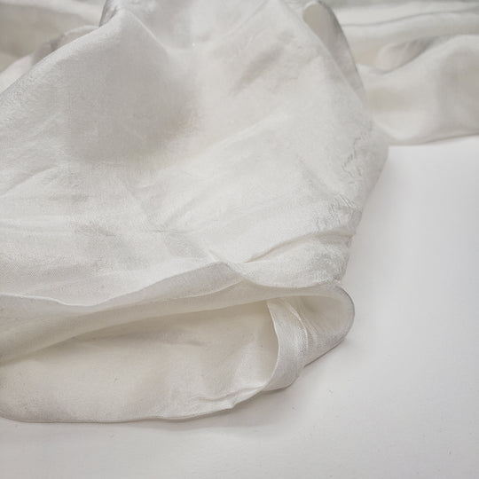 Peace Lily - Poly Woven - White - 1.9M Bundle - FABCYCLE Deadstock and Sustainble Fabrics and Sewing Supplies (6549948989553)