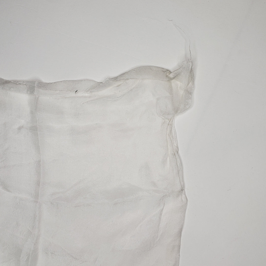 Peace Lily - Poly Woven - White - 1.9M Bundle - FABCYCLE Deadstock and Sustainble Fabrics and Sewing Supplies (6549948989553)