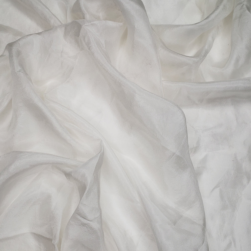 Peace Lily - Poly Woven - White - 1.9M Bundle - FABCYCLE Deadstock and Sustainble Fabrics and Sewing Supplies (6549948989553)