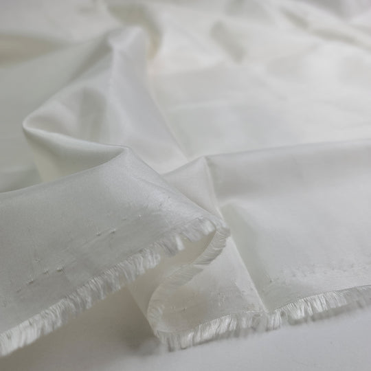 Enamel - Poly Woven - White - 0.95M Bundle - FABCYCLE Deadstock and Sustainble Fabrics and Sewing Supplies (6551236935793)
