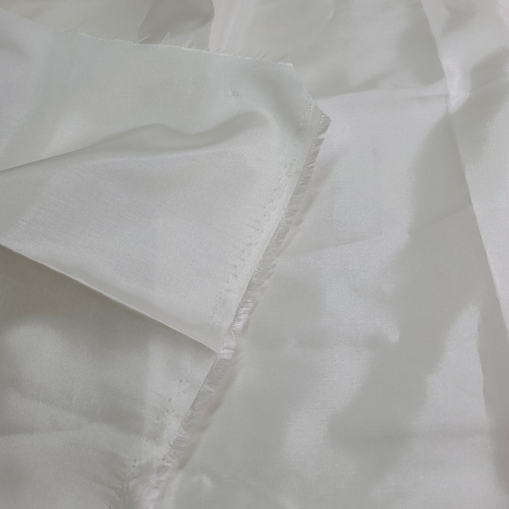 Enamel - Poly Woven - White - 0.95M Bundle - FABCYCLE Deadstock and Sustainble Fabrics and Sewing Supplies (6551236935793)