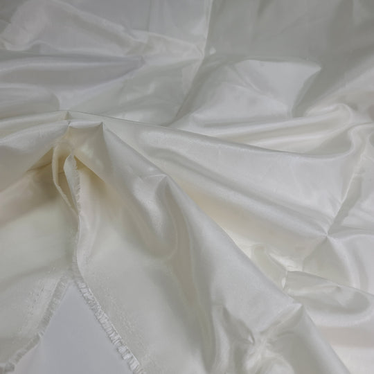 Enamel - Poly Woven - White - 0.95M Bundle - FABCYCLE Deadstock and Sustainble Fabrics and Sewing Supplies (6551236935793)