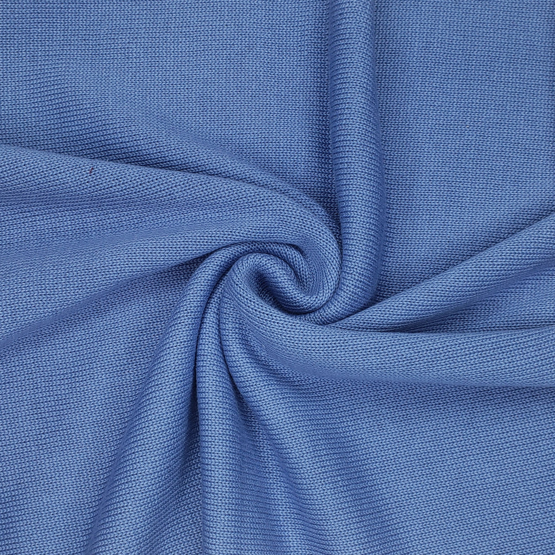 Charlie Blue - Acrylic Knit - Blue - 1.9M Bundle - FABCYCLE Deadstock and Sustainble Fabrics and Sewing Supplies (6556445376625)