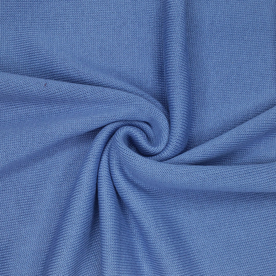 Charlie Blue - Acrylic Knit - Blue - 1.9M Bundle - FABCYCLE Deadstock and Sustainble Fabrics and Sewing Supplies (6556445376625)