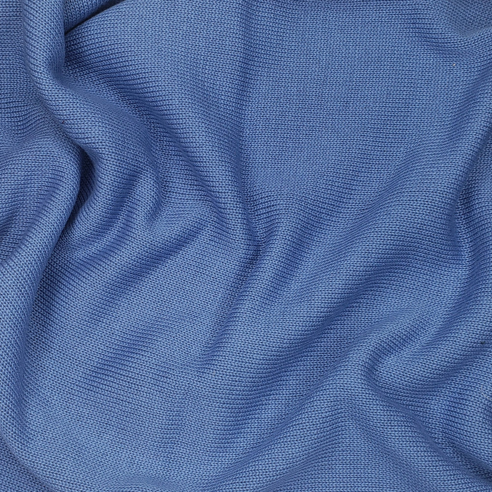Charlie Blue - Acrylic Knit - Blue - 1.9M Bundle - FABCYCLE Deadstock and Sustainble Fabrics and Sewing Supplies (6556445376625)