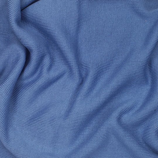 Charlie Blue - Acrylic Knit - Blue - 1.9M Bundle - FABCYCLE Deadstock and Sustainble Fabrics and Sewing Supplies (6556445376625)