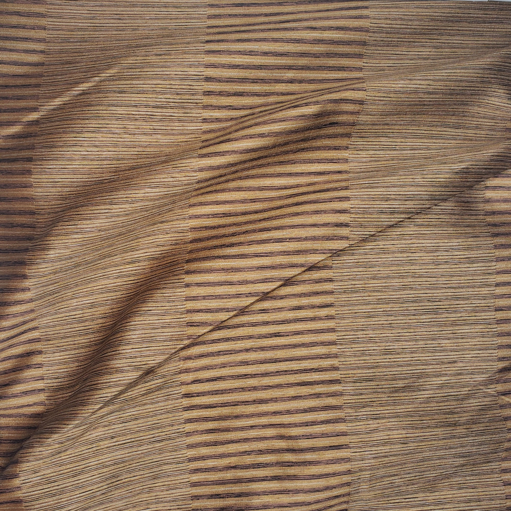 Couch Conversations - Poly Woven - Beige/Brown Short Stripes - 1.7M Bundle - FABCYCLE Deadstock and Sustainble Fabrics and Sewing Supplies (6557006758001)