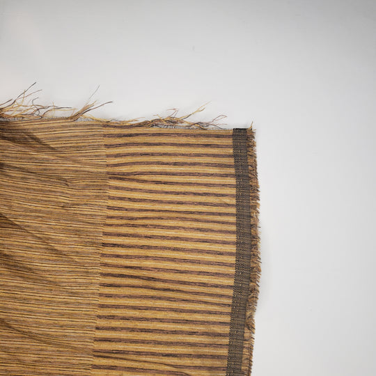 Couch Conversations - Poly Woven - Beige/Brown Short Stripes - 1.7M Bundle - FABCYCLE Deadstock and Sustainble Fabrics and Sewing Supplies (6557006758001)