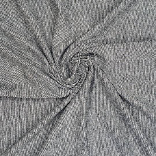 Pleasantville - Rayon From Bamboo Blend Knit - Grey Subtle Stripes - 2M Bundle - FABCYCLE Deadstock and Sustainble Fabrics and Sewing Supplies (6568824111217)