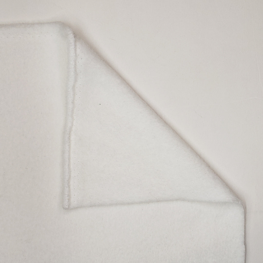 Soft Cozy Warm - Poly Knit - White - 1M Bundle - FABCYCLE Deadstock and Sustainble Fabrics and Sewing Supplies (6562225913969)