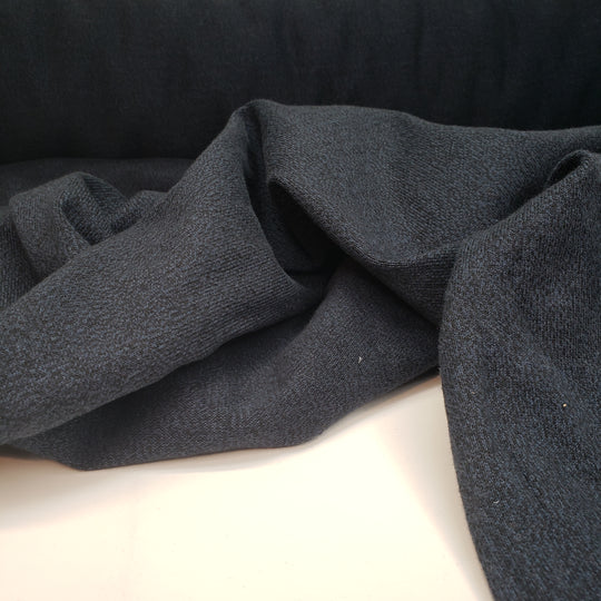 Only Took An Instant - Cotton Blend Knit - Navy - 1M Bundle - FABCYCLE Deadstock and Sustainble Fabrics and Sewing Supplies (6562227060849)