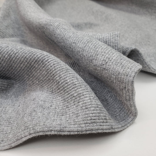 Greyscale Tv - Cotton Blend Knit - Grey - 2.3M Bundle - FABCYCLE Deadstock and Sustainble Fabrics and Sewing Supplies (6563483877489)