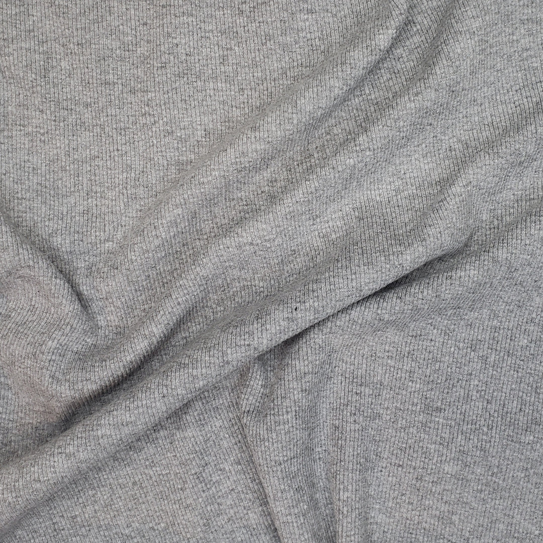 Greyscale Tv - Cotton Blend Knit - Grey - 2.3M Bundle - FABCYCLE Deadstock and Sustainble Fabrics and Sewing Supplies (6563483877489)