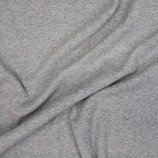 Greyscale Tv - Cotton Blend Knit - Grey - 2.3M Bundle - FABCYCLE Deadstock and Sustainble Fabrics and Sewing Supplies (6563483877489)