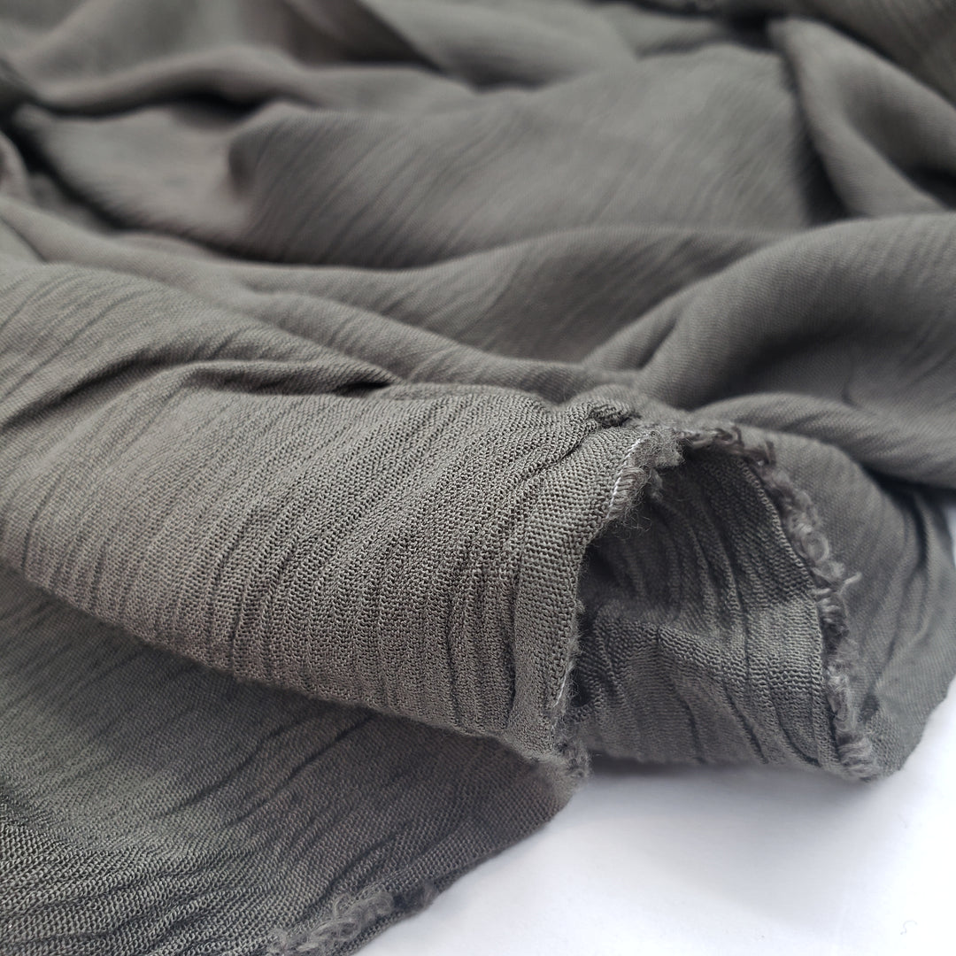 Tapenade - Cotton Woven - Green - 1/2 Meter - FABCYCLE Deadstock and Sustainble Fabrics and Sewing Supplies (6564682072177)