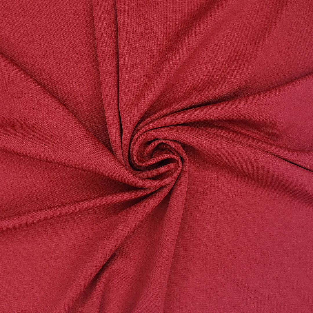 Notice Me Red - Polyester Blend Knit - Red - 1.8M Bundle - FABCYCLE Deadstock and Sustainble Fabrics and Sewing Supplies (6565283594353)