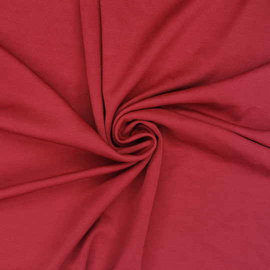 Notice Me Red - Polyester Blend Knit - Red - 1.8M Bundle - FABCYCLE Deadstock and Sustainble Fabrics and Sewing Supplies (6565283594353)