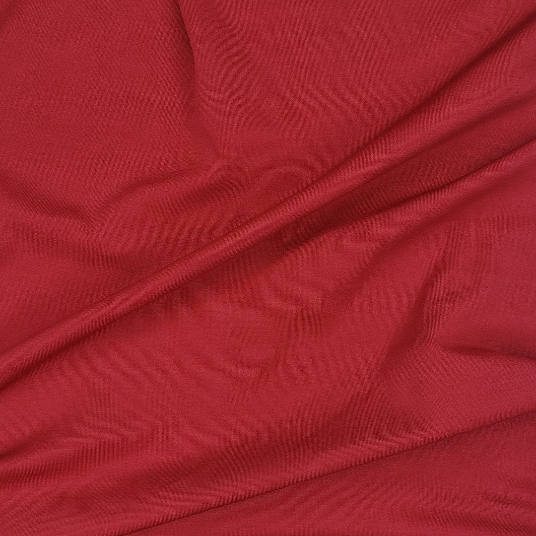Notice Me Red - Polyester Blend Knit - Red - 1.8M Bundle - FABCYCLE Deadstock and Sustainble Fabrics and Sewing Supplies (6565283594353)
