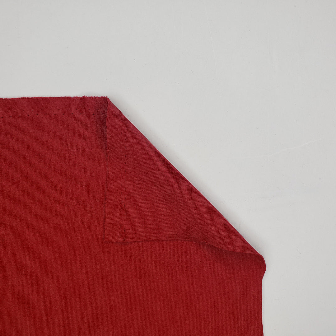 Notice Me Red - Polyester Blend Knit - Red - 1.8M Bundle - FABCYCLE Deadstock and Sustainble Fabrics and Sewing Supplies (6565283594353)