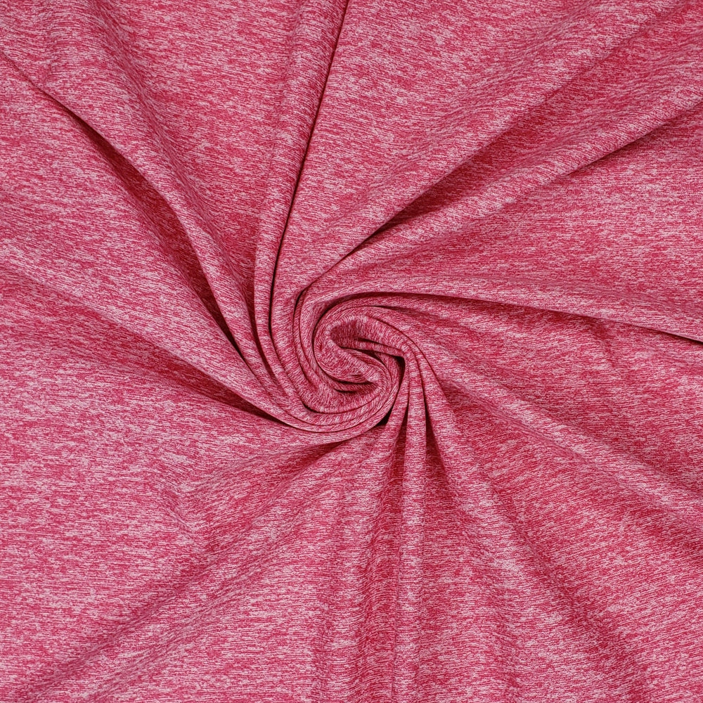 Lady Elaine Fairchilde's Cheek - Jersey Polyester Blend Knit - Pink - 1/2 Meter - FABCYCLE Deadstock and Sustainble Fabrics and Sewing Supplies (6682176290929)