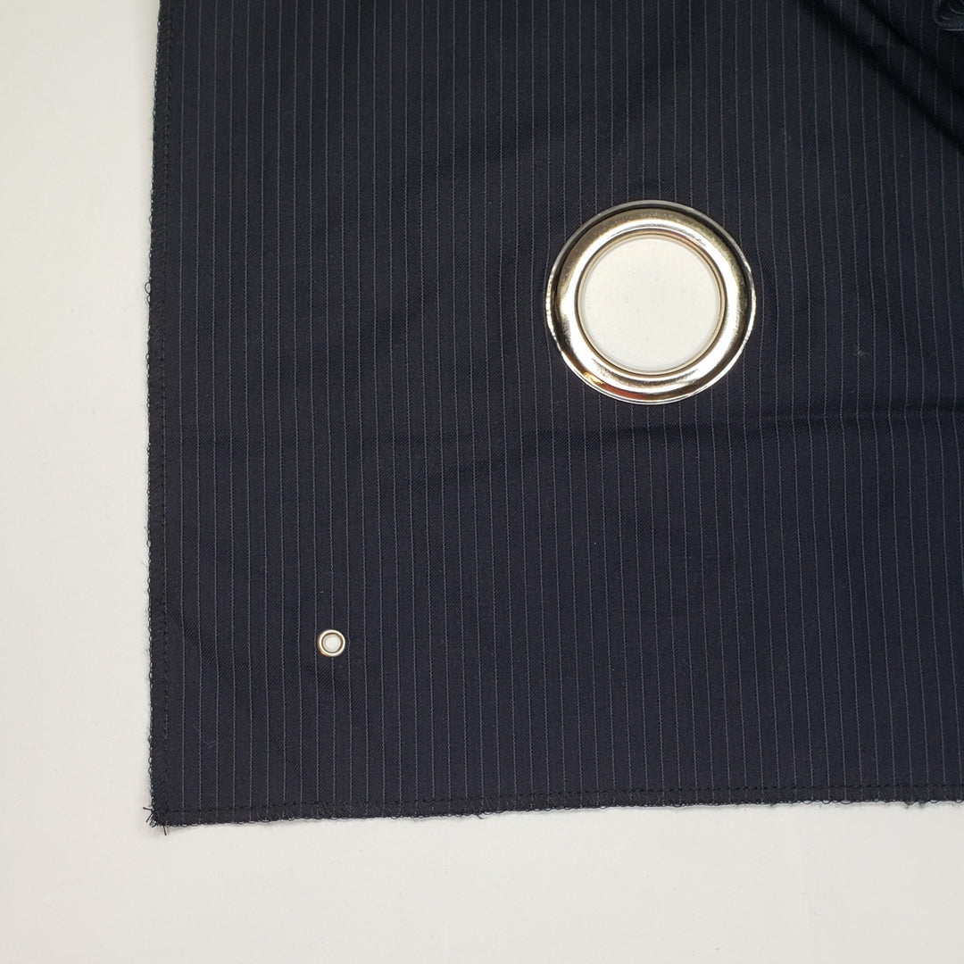 Guest Star - Pinstripe Australian Marino Wool Woven - Navy Pinstripe - 1.15M Bundle - FABCYCLE Deadstock and Sustainble Fabrics and Sewing Supplies (6568379252849)