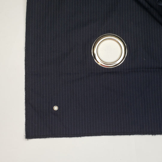 Guest Star - Pinstripe Australian Marino Wool Woven - Navy Pinstripe - 1.15M Bundle - FABCYCLE Deadstock and Sustainble Fabrics and Sewing Supplies (6568379252849)