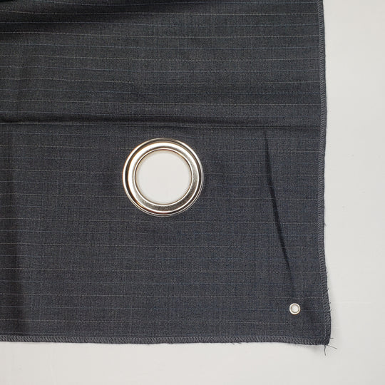 Formal Trousers - Pinstripe Wool Woven - Grey Pinstripe - 1.4M Bundle - FABCYCLE Deadstock and Sustainble Fabrics and Sewing Supplies (6568368898161)