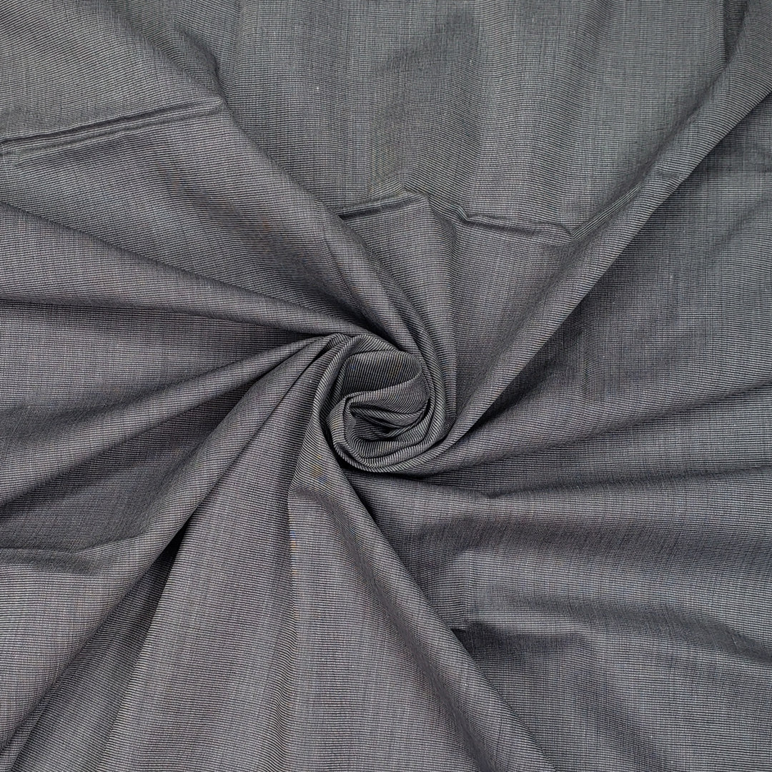 Summertime Shirts - Plain Weave Cotton Blend Woven - Grey - 1M Bundle - FABCYCLE Deadstock and Sustainble Fabrics and Sewing Supplies (6568412971121)