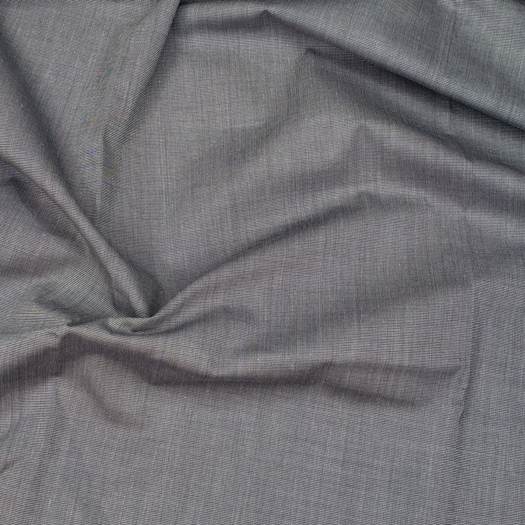 Summertime Shirts - Plain Weave Cotton Blend Woven - Grey - 1M Bundle - FABCYCLE Deadstock and Sustainble Fabrics and Sewing Supplies (6568412971121)
