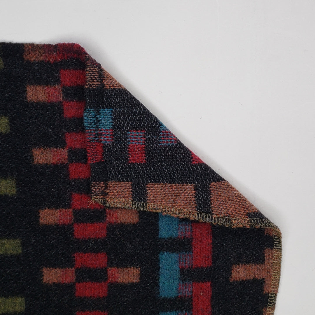 Getting Cozy Together - Acrylic Woven - Black Multi Geometric - 3M Bundle - FABCYCLE Deadstock and Sustainble Fabrics and Sewing Supplies (6568739733617)