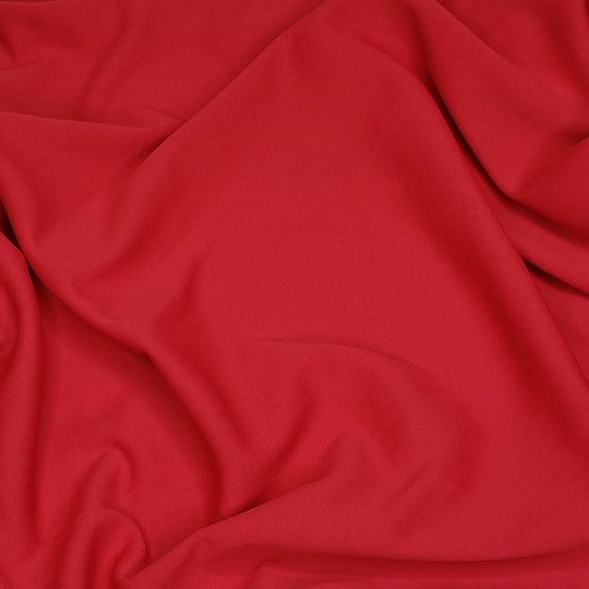 Gobbler Neck - Sport Mesh Polyester Blend Knit - Red - 1/2 Meter - FABCYCLE Deadstock and Sustainble Fabrics and Sewing Supplies (6569595175025)