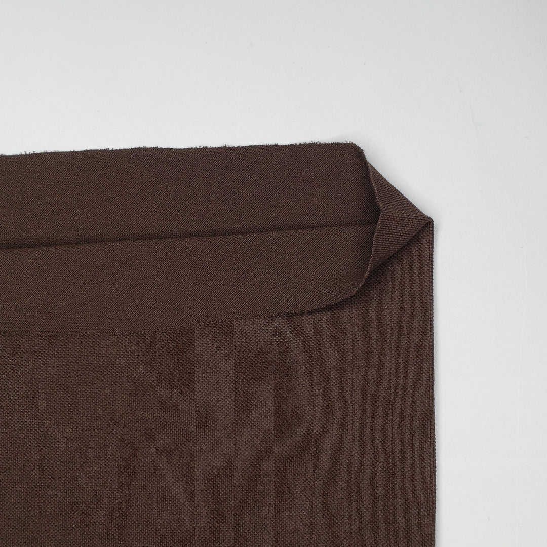 Garden Soil - Tubular Jersey Cotton Blend Knit - Brown - 1M Bundle - FABCYCLE Deadstock and Sustainble Fabrics and Sewing Supplies (6569592455281)
