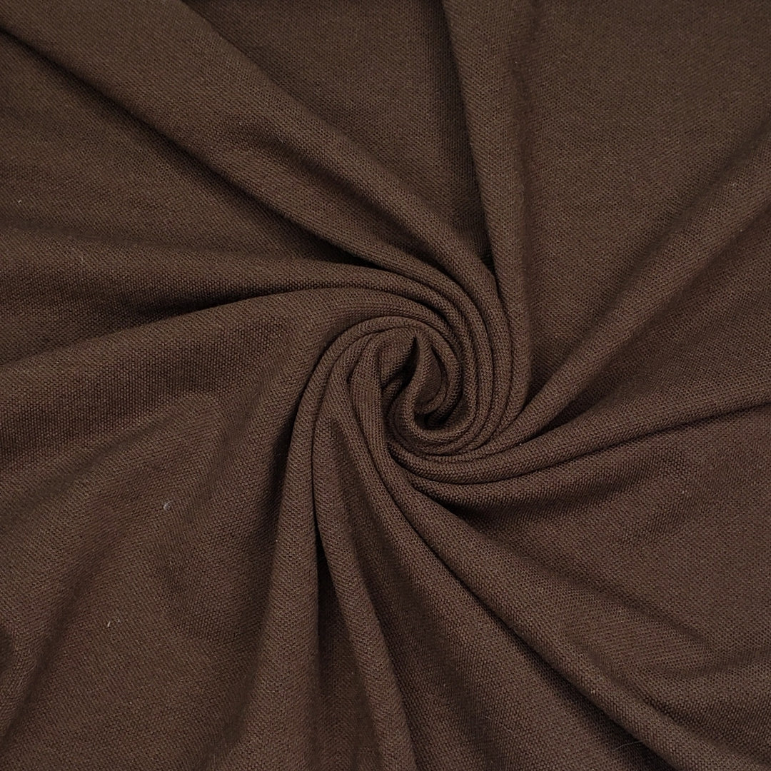 Garden Soil - Tubular Jersey Cotton Blend Knit - Brown - 1M Bundle - FABCYCLE Deadstock and Sustainble Fabrics and Sewing Supplies (6569592455281)