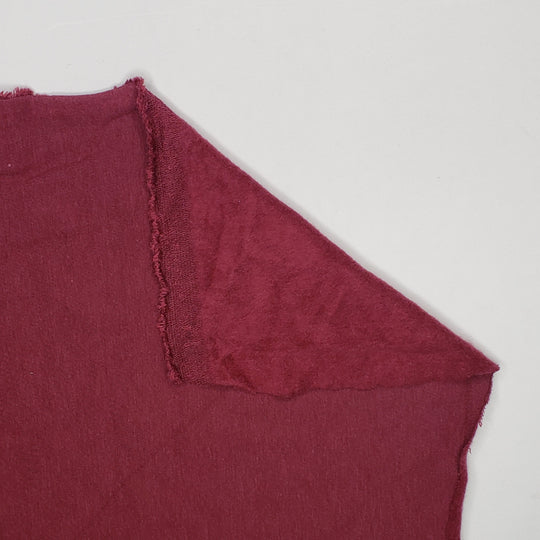Molten Lava - Jersey Fleece Bamboo Knit - Red - 1.1M Bundle - FABCYCLE Deadstock and Sustainble Fabrics and Sewing Supplies (6570848616561)
