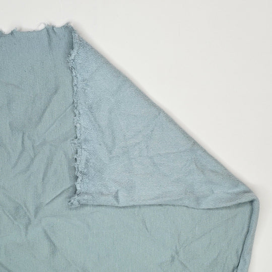 Under The Iceberg - Jersey Fleece Rayon From Bamboo Blend Knit - Blue - 1.3M Bundle - FABCYCLE Deadstock and Sustainble Fabrics and Sewing Supplies (6571340922993)