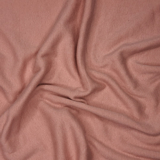 Pink Paws - Tubular Rib Knit Bamboo/Cotton Knit - Pink - 0.5M Bundle - FABCYCLE Deadstock and Sustainble Fabrics and Sewing Supplies (6575203516529)