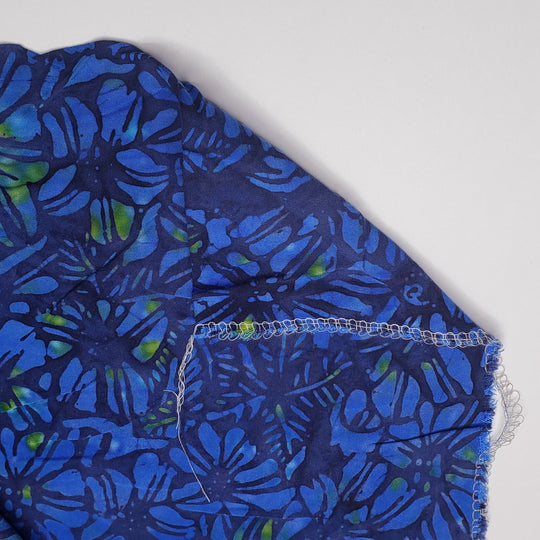 Batik Hydrangea - Batik Viscose Rayon Woven - Blue Multi Floral - 2.25M Bundle - FABCYCLE Deadstock and Sustainble Fabrics and Sewing Supplies (6580567310449)