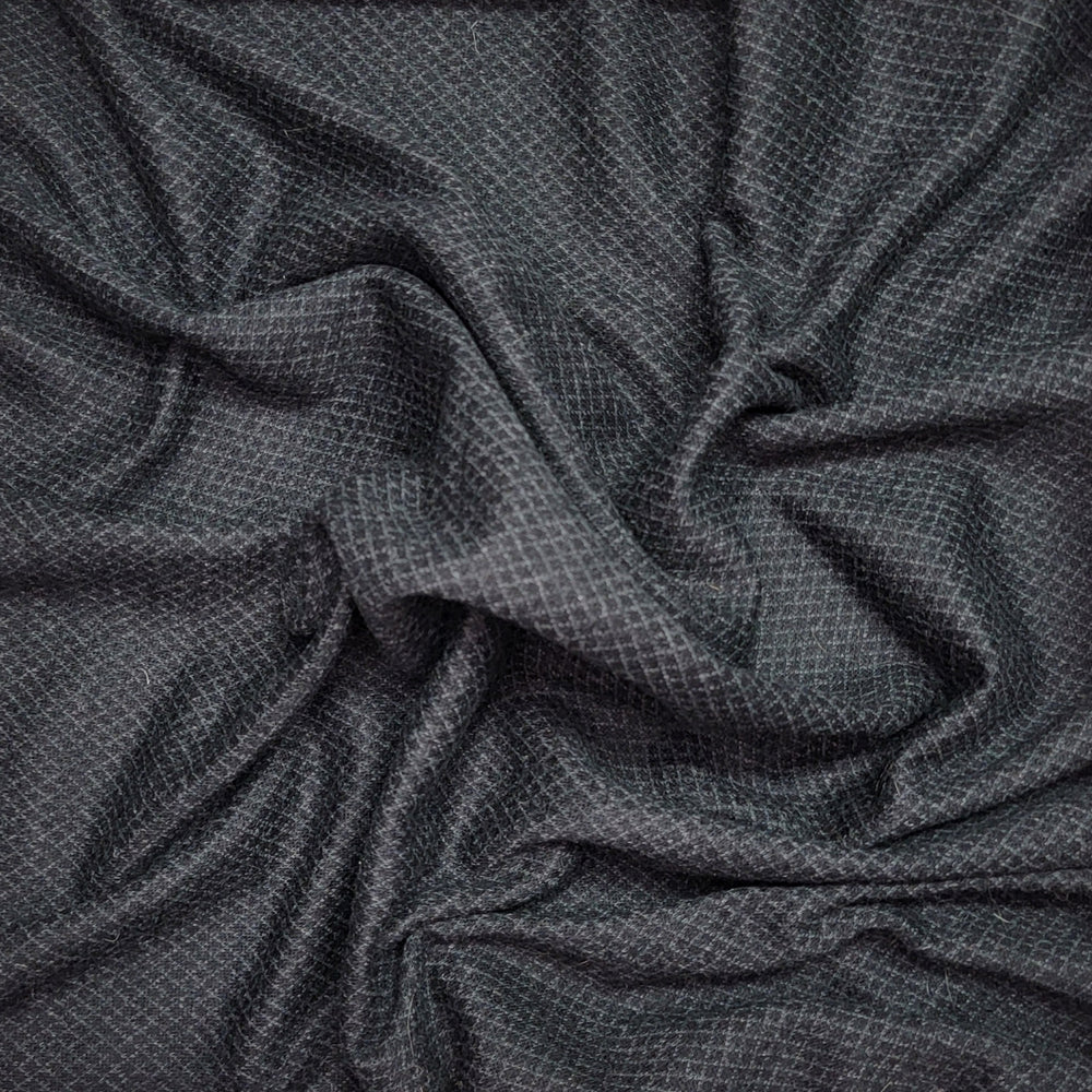Gridiron - Jersey Wool Knit - Grey - 1M Bundle - FABCYCLE Deadstock and Sustainble Fabrics and Sewing Supplies (6586164019313)