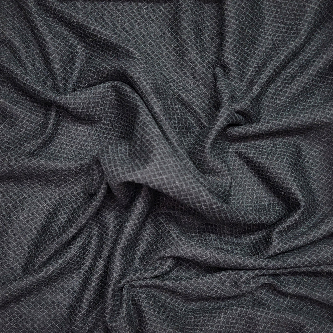 Gridiron - Jersey Wool Knit - Grey - 1M Bundle - FABCYCLE Deadstock and Sustainble Fabrics and Sewing Supplies (6586164019313)