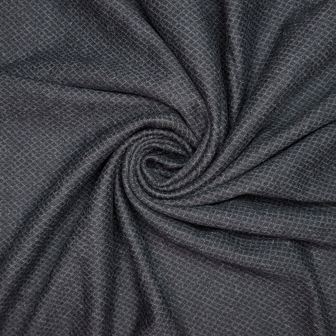 Gridiron - Jersey Wool Knit - Grey - 1M Bundle - FABCYCLE Deadstock and Sustainble Fabrics and Sewing Supplies (6586164019313)